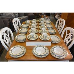 PTS INTERNATIONAL INTERIOR GENUINE STONEWARE WINSLOW MANOR 12 PLACE SETTING