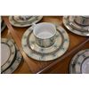 Image 3 : PTS INTERNATIONAL INTERIOR GENUINE STONEWARE WINSLOW MANOR 12 PLACE SETTING