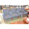 Image 1 : SET OF FOUR UPOLSTERED ARMCHAIRS