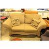 Image 2 : ROLLED ARM FABRIC SOFA AND LOVESEAT