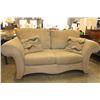 Image 3 : ROLLED ARM FABRIC SOFA AND LOVESEAT