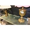 Image 1 : TWO VINTAGE BRASS LAMPS