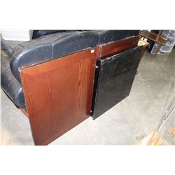 THREE EASTERN FOLDING TABLES