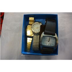 THREE MENS ESTATE WATCHES SEIKO DIESEL ETC