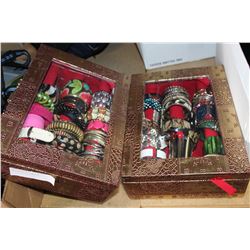 TWO BOXES OF JEWELERY