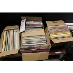 FOUR BOXES OF RECORDS