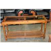 Image 1 : GLASSTOP SOFA TABLE