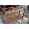 Image 2 : GLASSTOP SOFA TABLE