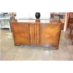 ANTIQUE BURLED WALNUT BUFFET