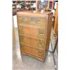 Image 1 : VINTAGE WATERFALL HIGHBOY DRESSER