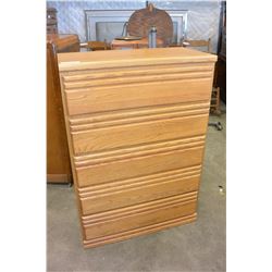 5 DRAWER OAK DRESSER