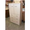 Image 1 : WHITE OAK 2-DOOR ARMOIRE