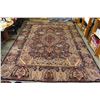 Image 1 : NEW 100% WOOL. HAND KNOTTED, AREA CARPET, SIZE 157 INCH BY 118 INCH