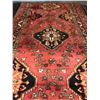 Image 4 : NEW 100% WOOL. HAND KNOTTED, TABRIZ, RED BLACK WHITE, AREA CARPET, SIZE 124 INCH BY 52 INCH
