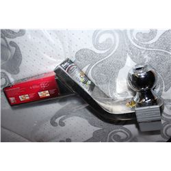 MASTERLOCK STAINLESS 4 INCH DROP 2 3/4 INCH RISE 5000LB HITCH WITH INTERCHANGEABLE 2 5/16 INCH BALL
