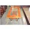 Image 1 : MODERN GLASSTOP 2 TIER COFFEE TABLE