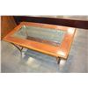 Image 2 : MODERN GLASSTOP 2 TIER COFFEE TABLE