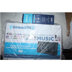NEW OVERSTOCK SIRIUS SATELLITE RADIO STARMATE 4 AND COMPLETE RADIO KIT AND SERIUS XM PREMIUM SOUND S