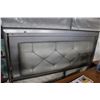 Image 1 : MODERN KINGSIZE HEADBOARD WITH LEATHER INSET