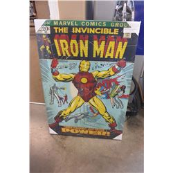 THREE FOOT TALL IRON MAN PRINT