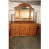 Image 1 : PALLISAR 7 DRAWER DRESSER WITH MIRROR