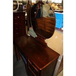 VINTAGE VANITY WITH STOOL