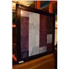 Image 1 : LARGE FRAMED ABSTRACT PRINT