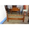 Image 1 : PINE QUEENSIZE BEDFRAME AND NIGHTSTAND BY LEA FURNITURE PEOPLE