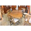 Image 3 : PEPPLAR BROTHERS COMPANY DINING TABLE AND SIX CHAIRS