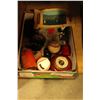 Image 1 : VINTAGE COLLECTIBLES BASEBALLS AND BAROMETER