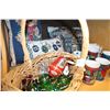 Image 3 : SHELF LOT OF CHRISTMAS DECOR AND COFFEE MUGS