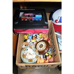 LOT OF COLLECTIBLE MATTELL TOYS AND BLACKBERRY PLAYBOOK