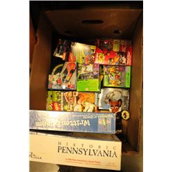 BOX OF NEW KIDS TOYS