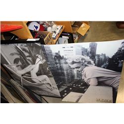 TWO LARGE MARILYN MONROE PRINTS
