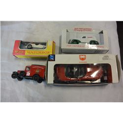 FOUR SMALL DIE CAST CARS