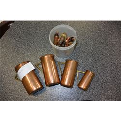 BRASS MEASURING CUPS