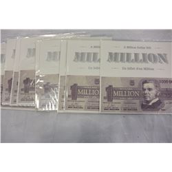 TEN ONE MILLION DOLLAR BILLS