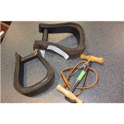 NEW STIRRUPS AND BOOT PULLS