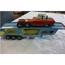 VINTAGE METAL TRANSPORT TRUCK
