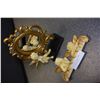 Image 1 : CHERUB KEYHOLDER AND MIRROR WITH CHERUB FIGURE