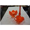 Image 1 : TWO ART GLASS BOWLS AND VASE