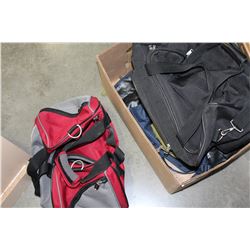 BOX OF CARRY ON HAND BAGS