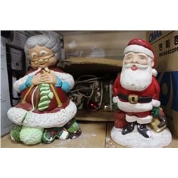 CHRISTMAS HOUSES AND FIGURES