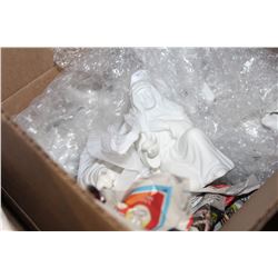 CHINA POTTERY AND PARTIAL NATIVITY SET