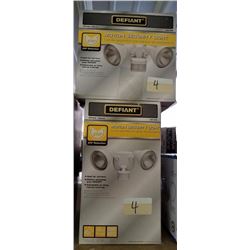 Two Defiant Motion Security Lights. (white)