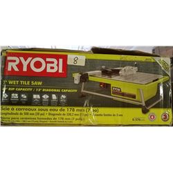 RYOBI 7" Wet Tile Saw