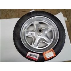 Brinks Home Security Commercial Tire Lock & Flat-Free Tire.