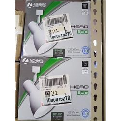 Two - Lithonia Lighting 12W LED Lights