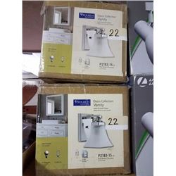 Two- Progress Lighting, Oasis Collection Vanity Lights