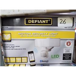 Defiant, Motion Security Light With Bluetooth Technology. LED